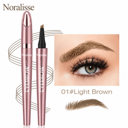 🔥Buy 1 Get 1 Free-Waterproof Micro-Fork Eyebrow Pencil, Long-Lasting Brow Pen for Natural Hair-Like Strokes