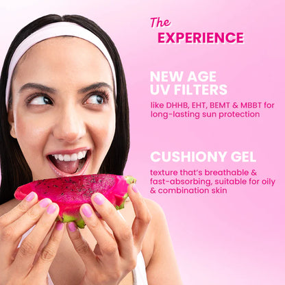 Dragon Fruit Bounce Gel Sunscreen SPF 50+ PA++++, With New-Age UV Filters