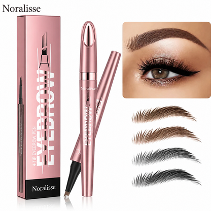 🔥Buy 1 Get 1 Free-Waterproof Micro-Fork Eyebrow Pencil, Long-Lasting Brow Pen for Natural Hair-Like Strokes