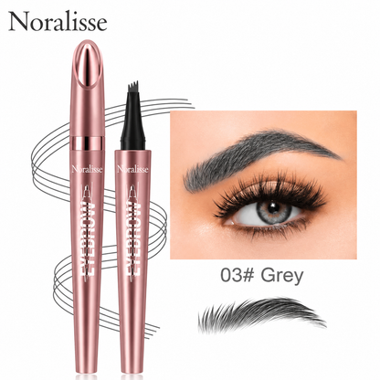 🔥Buy 1 Get 1 Free-Waterproof Micro-Fork Eyebrow Pencil, Long-Lasting Brow Pen for Natural Hair-Like Strokes