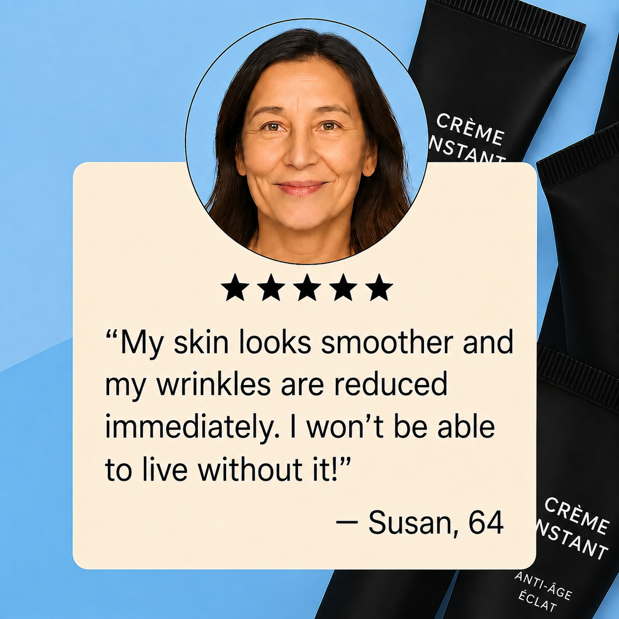 Instant Cream for Dark Circles and Wrinkles